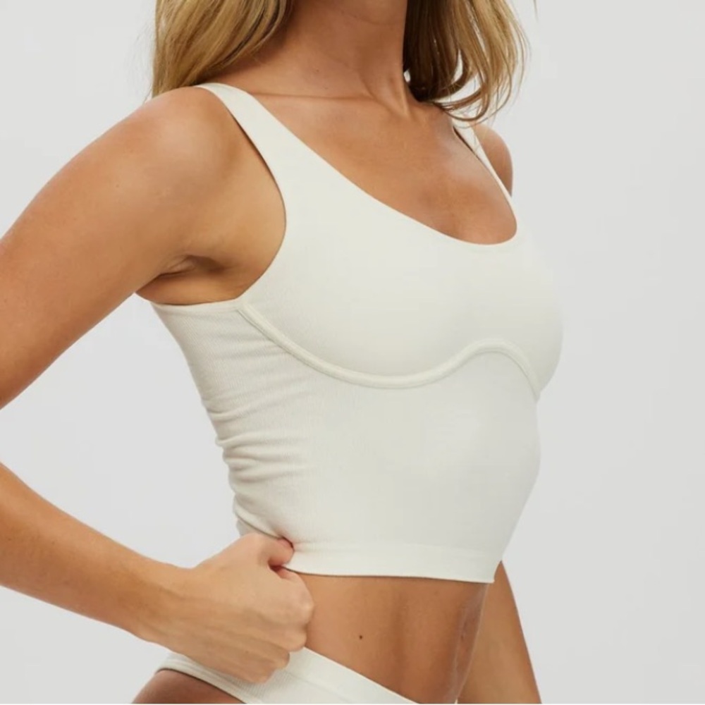Bamboo Underwear Seamless Ribbed Cami - Picture 2 of 7